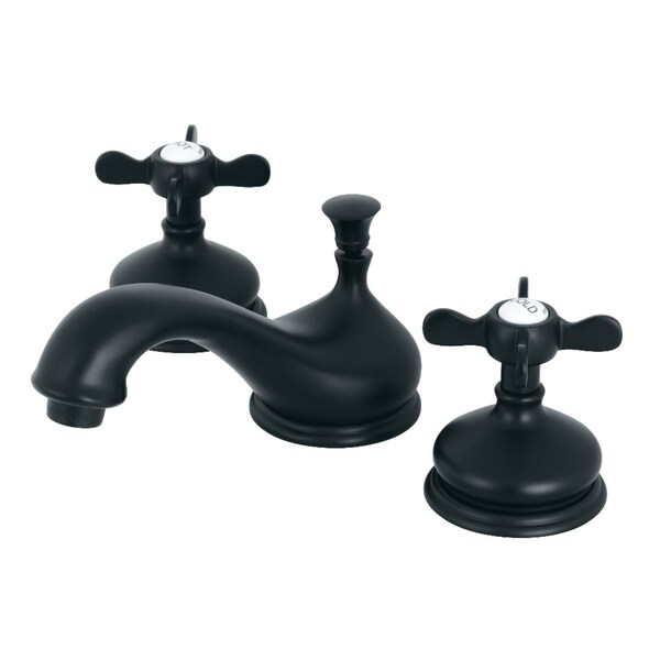 KS1160BEX 8" Widespread Bathroom Faucet, Matte Black